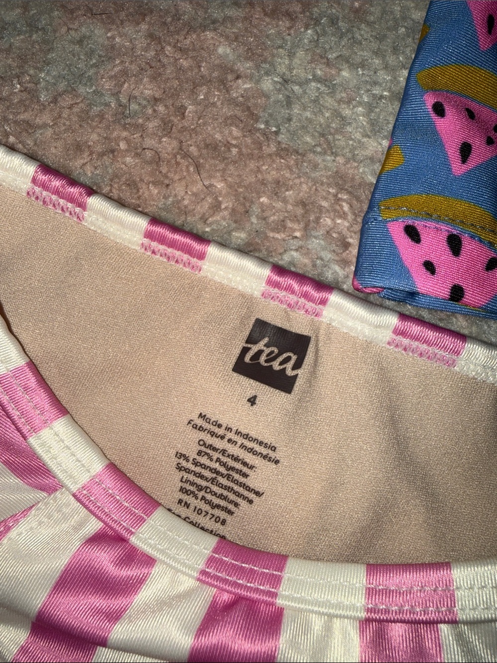 Tea Collection Tankini with 2 Bottoms - Size 4 NWOT - Picture 2 of 5